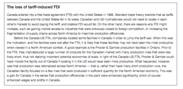 The loss of tariff induced FDI